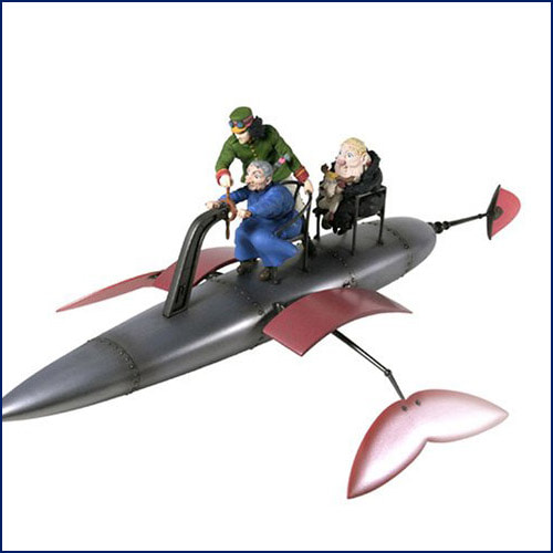 키키키피규어 - [일본내수용 정품] 하울의 움직이는 성 프리미엄 모델 비행 카약 피규어(스튜디오 지브리)